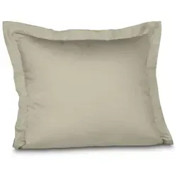 fleuresse Kissenbezug Satin 35 x 40 cm Grau Taupe