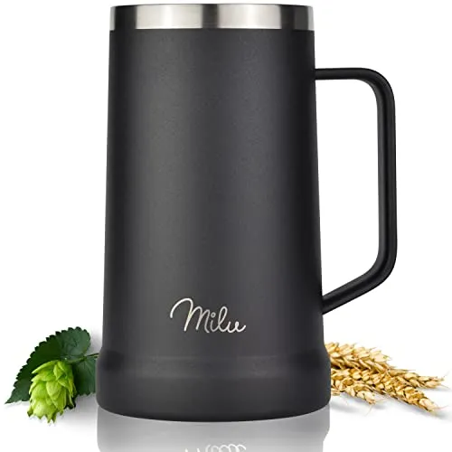 Milu Thermobecher Bierkrug isoliert, 700 ml von Milu