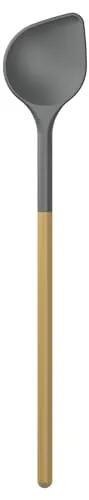 Rosti Optima Kochlöffel Kunststoff, Rührlöffel mit Spitze/Spitzlöffel, Hitzebeständig bis zu 220°C, Spülmaschinenfest, aus Nylon, Länge 31 cm, Durchmesser Kopf 5,5 cm, Curry