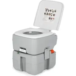 Campingtoilette tragbare Outdoor-Toilette mit Wasserstandsanzeige - Camping-Toiletten mit 20 L Abwassertank und 10 L Wassertank, ideal für Camping und Outdoor-Aktivitäten, leicht und tragbar mit nur 5 kg.
