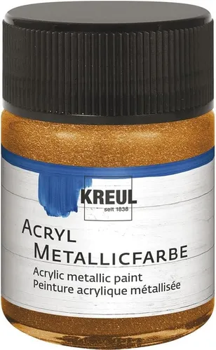 KREUL Acryl-Metallicfarbe goldbronze 50 ml
