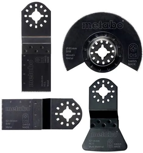 Metabo 626420000 Tauchsägeblatt-Set 4teilig