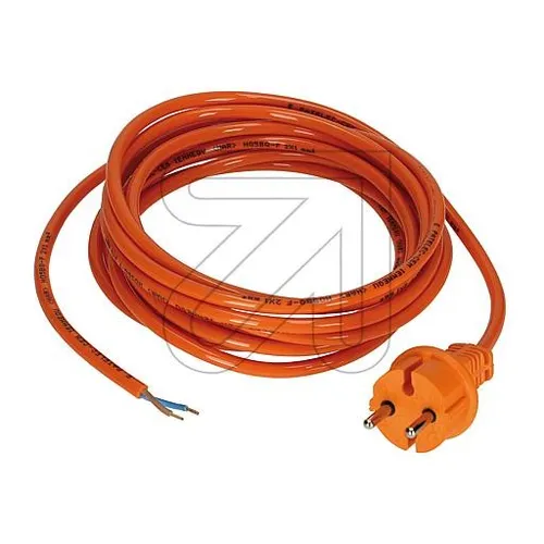 Anschlußleitung mit Konturenstecker H05BQ-F 2x1,0mm 5m