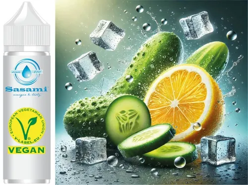 Cucumber Citrus Frost - Gurke Zitrone Ice Aroma Konzentrat - Vegan - Sasami - 10
