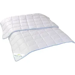 PROCAVE TopCool Qualitäts-Bettdecke für den Sommer 100x135 cm - kochfeste Sommerbettdecke, kochfeste Steppdecke, Leichtbett atmungsaktiv & wärme... - Weiß