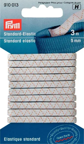 Prym Stricknadeln Standard-Elastic 5 mm - 3 m Länge, leicht und flexibel für kreatives Stricken und Handarbeiten