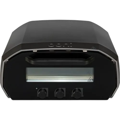 Volt 12 - Elektrischer Pizzaofen in Schwarz, ideal für perfekt gebackene Pizzen zu Hause