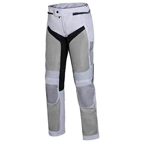 IXS Trigonis-Air Motorrad Textilhose, schwarz-grau, Größe M