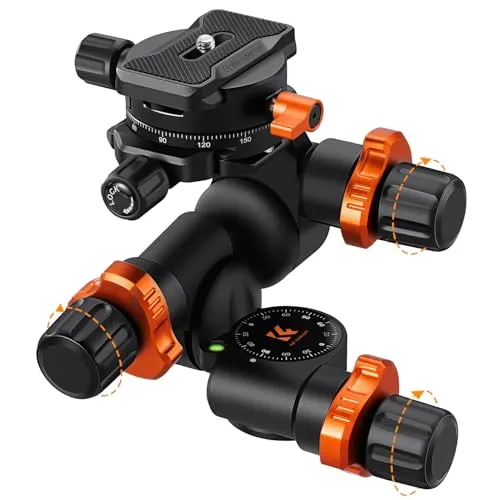 K&F CONCEPT 3-Wege-Neiger Stativkopf GD-3W PRO von K&F Concept