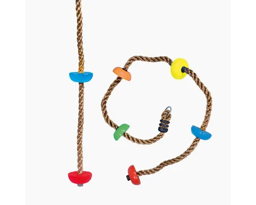 Bino & Mertens Kletterseil mit bunten Tritten von Bino & Mertens