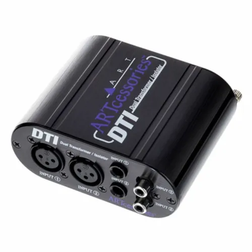 ART DTI Isolation/Symmetrierer Splitter - Heimkino, TV & Video Zubehör - Isoliert Komponenten in Soundsystemen und beseitigt Bodenprobleme mit hochwertigen Transformatoren und robustem Gehäuse.