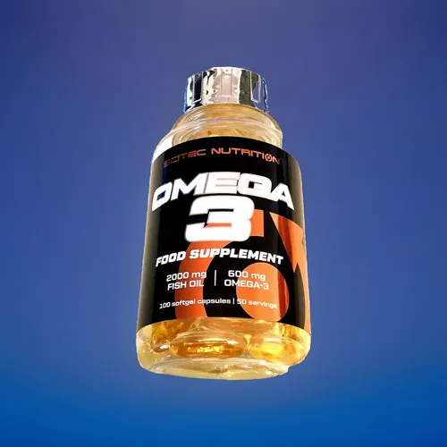 100€/kg)Scitec Omega 3 ,(1 Dose mit 100 Softgel Tabletten)(Gesamtinhalt 149g