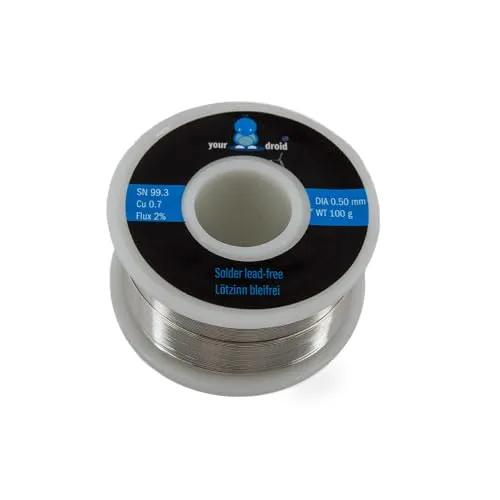 Lötzinn 0,5mm 100g bleifrei lead free solder wire mit Flussmittel