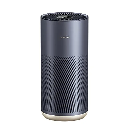 Smartmi Luftreiniger 2 - Leiser HEPA-Luftreiniger für große Räume, entfernt 99,98% der Allergene, UV-Licht-Desinfektion und Smart Control via App
