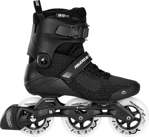 Powerslide ILS PWS SWELL LITE BLK 100 - Hochwertige Inliner für Komfort und Geschwindigkeit - Inliner mit innovativem Design und leichtem Aufbau, ideal für sportliche Aktivitäten und Freizeitvergnügen.
