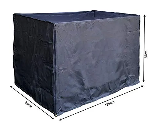 Quick Star Regenschutzplane für Gitterbox 125x85x87cm - Witterungsbeständige Abdeckung aus robustem Polyester mit wasserdicht versiegelten Nähten, ideal zum Schutz Ihrer Gitterbox.