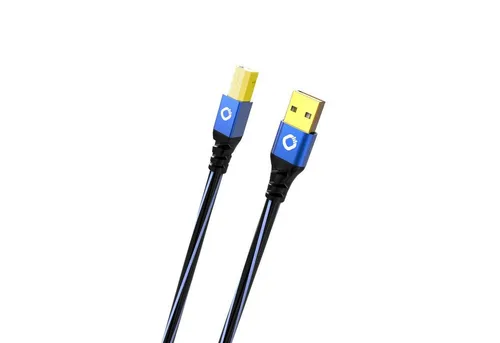 Oehlbach USB Plus B USB 2.0 Kabel Typ A auf Typ B USB-Kabel, USB 2.0 Typ-A, USB 2.0 Typ-B (100 cm), Daten- und Ladekabel, Effektive Schirmung