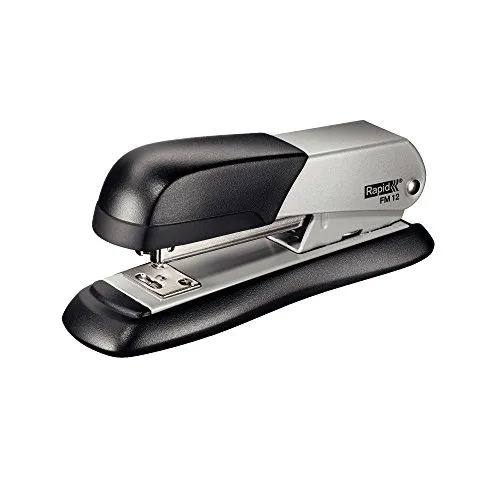 Rapid 5000274 Heftgerät (25 Blatt, Robuste Vollmetallkonstruktion, FM12) silber