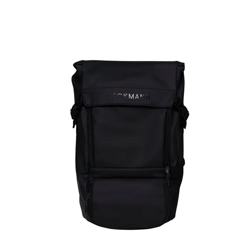 Beckmann Rucksack Street Light Black - Rucksack aus recycelten PET-Flaschen, 22L Volumen, ideal für Schule und Freizeit, mit gepolstertem Laptopfach und verstellbaren Schulterriemen für optimalen Tragekomfort.