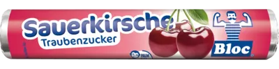 HERMES Arzneimittel GmbH BLOC Traubenzucker Sauerkirsche Rolle 42 g 02700351
