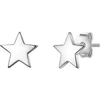 Glanzstücke München Damen-Ohrstecker Stern Sterling Silber - Funkelnde Ohrstecker für Frauen - Ohrringe für Damen aus rhodiniertem Sterling Silber, ideal als Geschenk mit persönlicher Botschaft. Inklusive Schmuckbox für besonderen Glanz und Schutz!