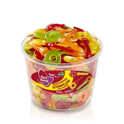 Red Band Fruchtgummi Schnuller, 100 Stück 5,78€/1kg