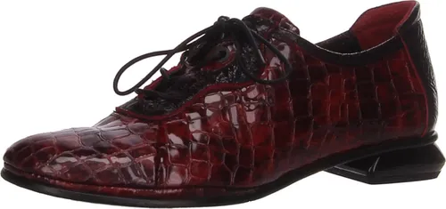 Simen Schnürschuh rot 39 EU - Eleganter Schnürschuh in Weinrot, gefertigt aus hochwertigem Echtleder. Ideal für stilvolle Anlässe und den Alltag, mit bequemer Passform und rutschfester Sohle.