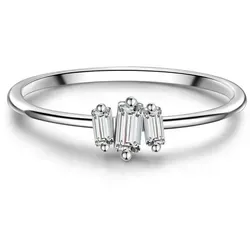 Glanzstücke München Silberring 48 aus Sterling Silber - Eleganter Solitärring aus hochwertigem Sterling Silber mit funkelndem Zirkonia, ideal für besondere Anlässe oder als zeitloses Schmuckstück.