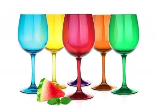 Weingläser 300ml im 6er-Pack – Mix Weinglas für Rot- und Weißwein - 6 elegante Weingläser mit 300ml Fassungsvermögen, ideal für jede Gelegenheit. Perfekt für Weinliebhaber, die Vielfalt schätzen!