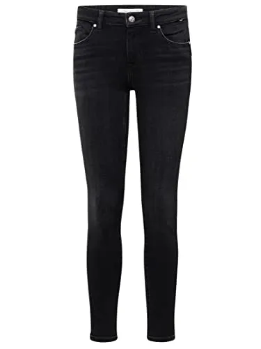 Mavi Damen Adriana Jeans, Smoke Brushed Glam, 28/32 - Stylische 5-Pocket Jeans mit modernem Brush-Effekt, perfekt für trendbewusste Frauen, die Komfort und Stil suchen.