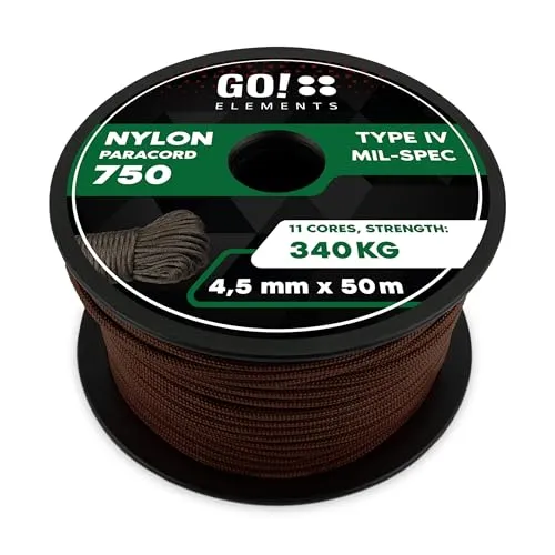 GO!elements Paracord 750 in braun von GO!elements