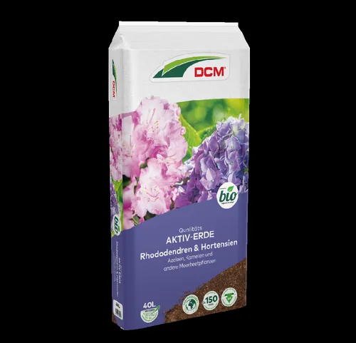 Cuxin DCM Aktiv-Erde Rhododendren & Hortensien 40 L Rhododendronerde Blumenerde