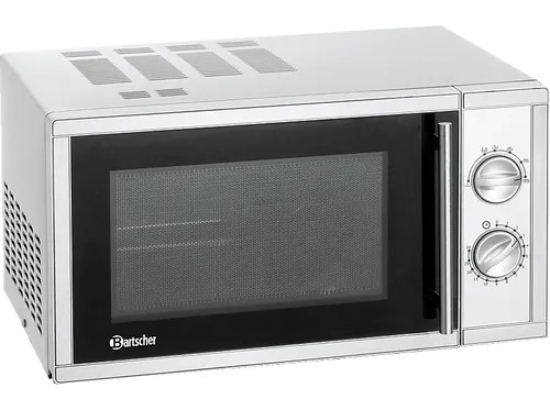 Bartscher Mikrowelle 23L - 900W Edelstahl, vielseitig mit 6 Leistungsstufen und Innenbeleuchtung