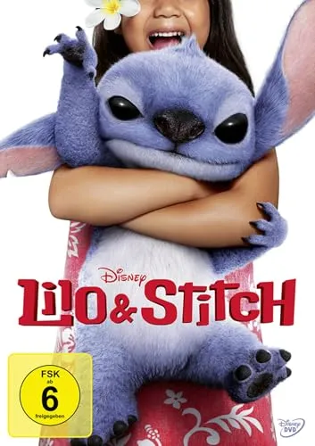 Lilo & Stitch (Live Action) - Disney Abenteuerfilm - Familienfreundlicher Film, freigegeben ab 6 Jahren, ideal für einen unterhaltsamen Filmabend mit den Kleinen.