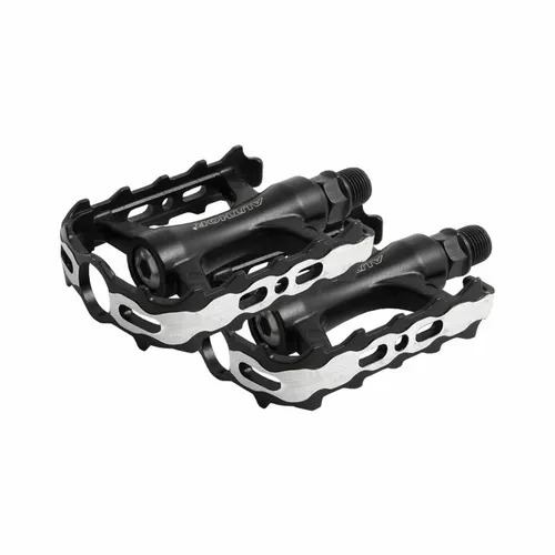 AUTHOR Fahrradpedale Paar APD-427 Aluminium Industrielager schwarz mit Reflektor