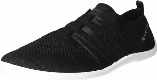 Tom Tailor Damen Slipper 9590190001, Black, 38 EU - Slipper & Mokassins für Damen, modischer Textil-Slipper für einen lässigen Sommerlook