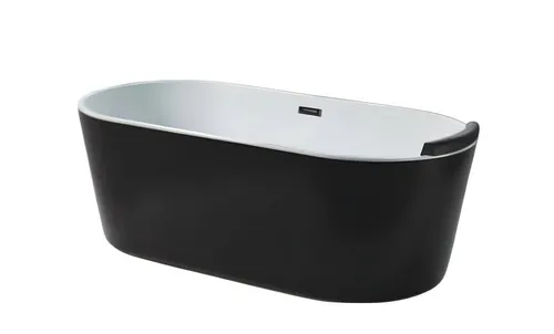 Designwanne Badewanne Acrylwanne 180x82 cm – Modern und Komfortabel - Freistehende Badewanne aus hochwertigem Acryl, ovales Design, ideal für kleine Räume. Mit einer Höhe von 58 cm bietet sie optimalen Komfort für entspannende Momente.