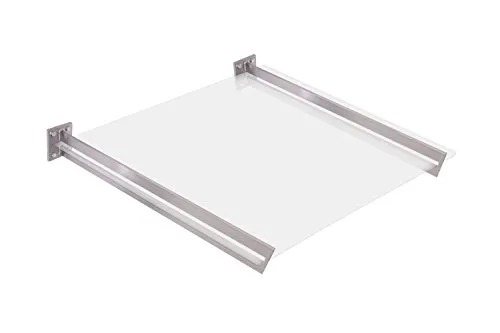 Vordachhalter Edelstahl VL-850 (1 Paar) Schlitz Vordachsystem Vordach Vordachträger Edelstahlvordach Glasvordach Türvordach Haustür Halter