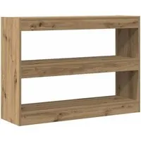 vidaXL Minimalistisches Bücherregal Raumteiler - Büro-Bücherregale mit modernem Design und viel Stauraum, ideal zur Raumtrennung und Aufbewahrung von Büchern und Deko.