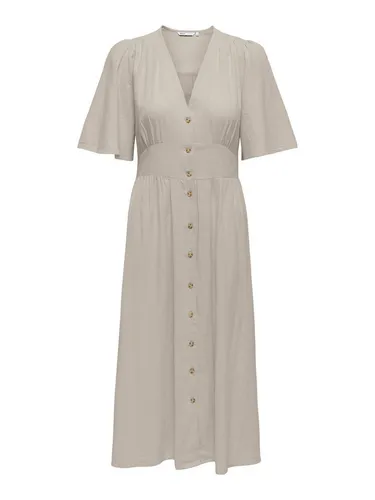 ONLY Female Kleid ONLTIZANA Midikleid - Stylisches Midikleid von ONLY, ideal für jeden Anlass. Hergestellt aus 100% Baumwolle für hohen Tragekomfort und eine lässige Passform.