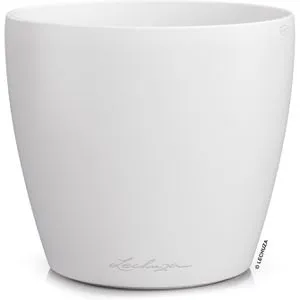 Lechuza Übertopf CLASSICO Color DECO 14, weiß, Ø 15 x 14 cm, aus Kunststoff, für innen