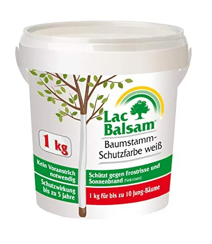 Etisso Lac Balsam Baumstamm Schutzfarbe weiß 1 kg von Etisso