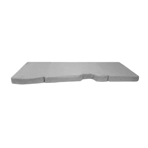 K´Foam Store kfoam.es Klappbare Frontbettmatratze für Ford Transit Custom (+2013) grau, Beistellbett, Campervan, Campingbus