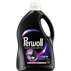 Perwoll Waschmittel Renew schwarz, flüssig, ökologisch, 2,6 Liter, Waschladungen 52