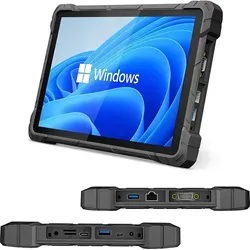 HEIGAOLAPC Outdoor Tablet Win 10 – Robuster 10.1 Zoll Rugged PC mit 4G und IP68