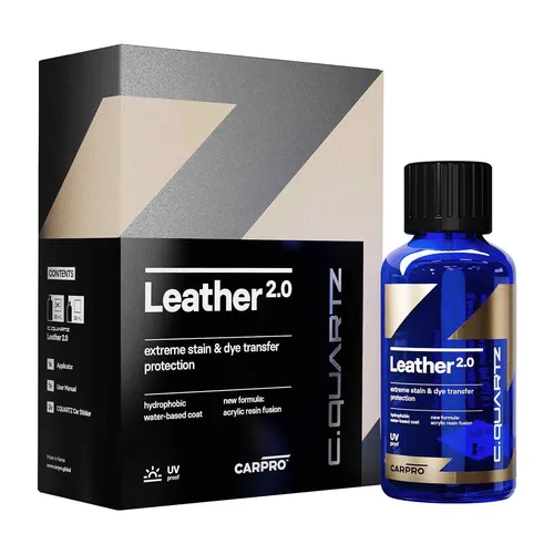 Produktbild CarPro CQuartz Leather 2.0 Lederversiegelung Leder Versiegelung Coating Set 50ml
