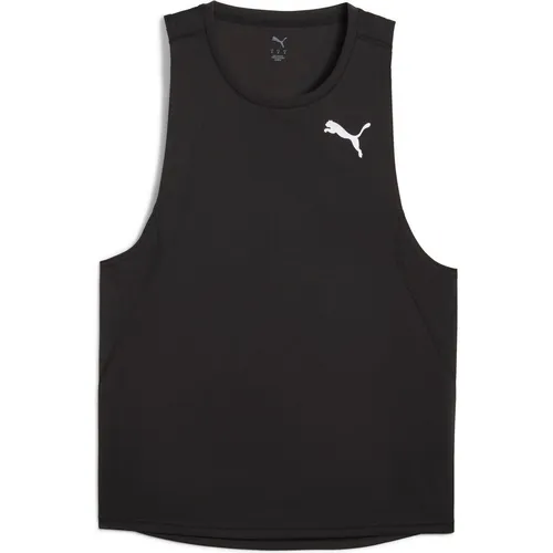 Puma M Cross The Line Singlet 3.0 - Herren Laufoberteil in puma black (01) L - Das M Cross The Line Singlet 3.0 von Puma bietet optimalen Tragekomfort für Läufer. Dank der innovativen dryCELL Technologie bleibt der Körper trocken, während das leichte Material für Bewegungsfreiheit sorgt. Ideal für intensives Training.