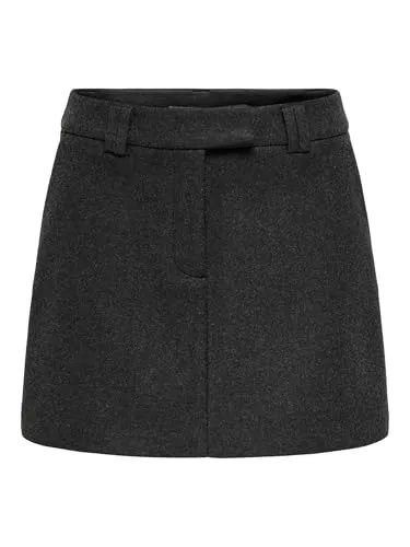 ONLY Female Rock mit Shorts ONLMAIKA - Stylischer Rock mit Shorts in mittlerer Taille, aus 100% Polyester für hohen Tragekomfort und eine perfekte Passform.