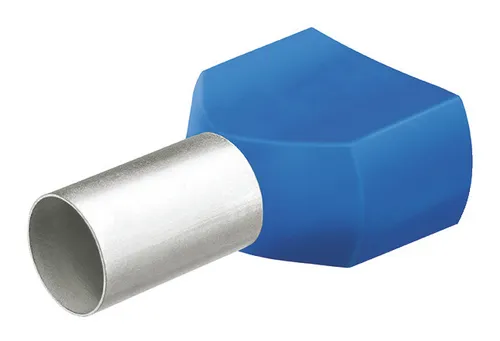 Knipex Aderendhülse Twin mit Kragen 16 mm 2 x 1,6mm2 a 25 Stück