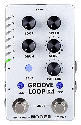 Mooer Groove Loop X2 - Stereo Looper/Drum Machine Pedal